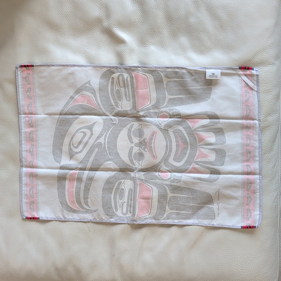 Cotton Kitchen Eagle Spirit Indigenous Design by Francis Horne Sr., Coast Salish - Picture 2 of 5